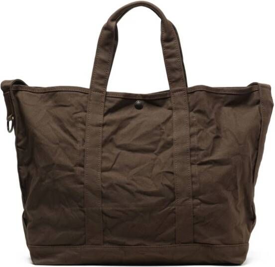 Comme des Garçons Homme Shopper met geborduurd logo Bruin