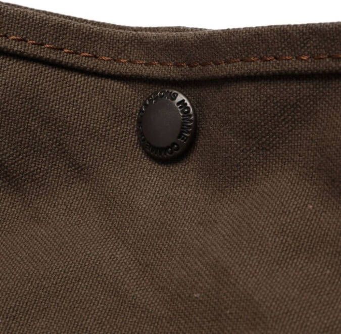 Comme des Garçons Homme Shopper met geborduurd logo Bruin