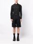 Comme des Garçons Homme Shorts met geplooid-detail Zwart - Thumbnail 2