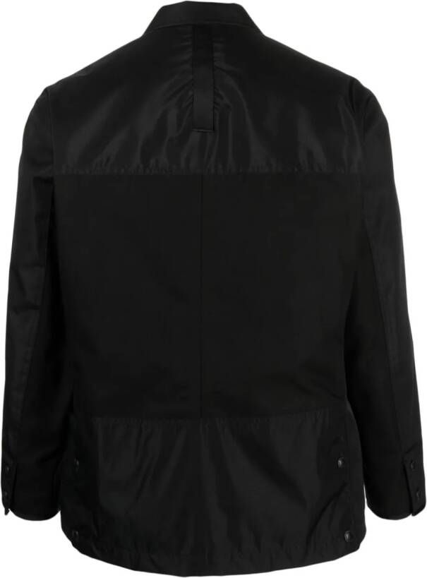 Comme des Garçons Homme Blazer met enkele rij knopen Zwart