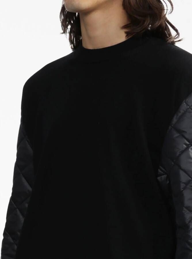 Comme des Garçons Homme Sweater met ronde hals Zwart