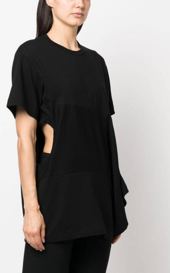 Comme Des Garçons Katoenen T-shirt Zwart