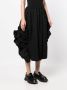 Comme Des Garçons Midi-jurk met gesmockt detail Zwart - Thumbnail 3