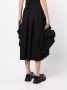 Comme Des Garçons Midi-jurk met gesmockt detail Zwart - Thumbnail 4
