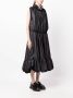 Comme Des Garçons Midi-jurk met hoge hals Zwart - Thumbnail 3