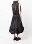 Comme Des Garçons Midi-jurk met hoge hals Zwart - Thumbnail 4