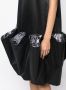 Comme Des Garçons Midi-jurk met meerdere zakken Zwart - Thumbnail 5