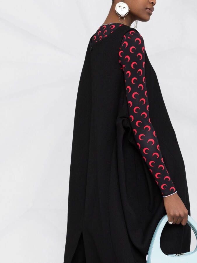 Comme Des Garçons Mouwloze jurk Zwart