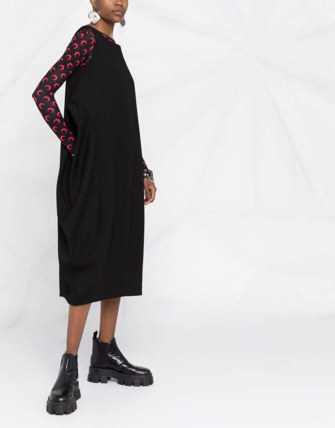 Comme Des Garçons Mouwloze jurk Zwart