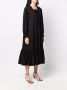Noir Kei Ninomiya Jurk met afwerking van kant Zwart - Thumbnail 3