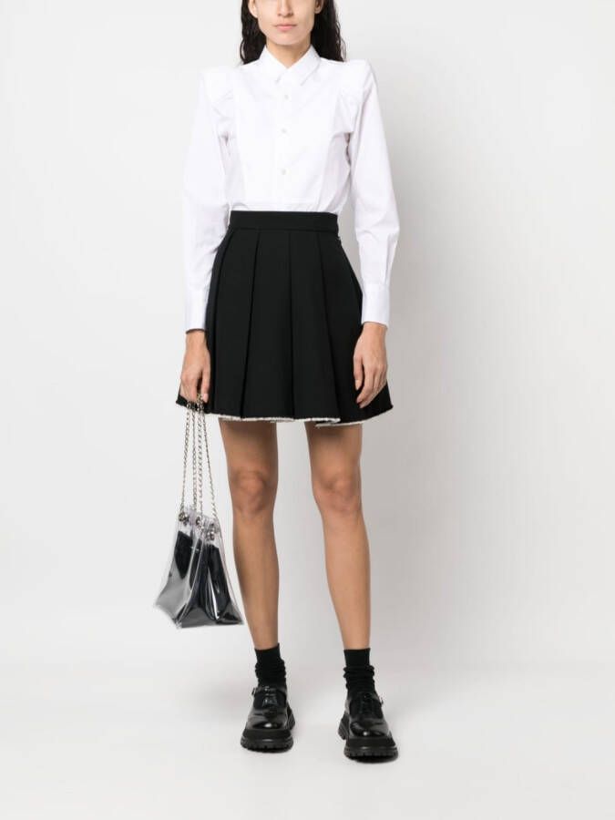 Noir Kei Ninomiya Blouse met pofmouwen Wit