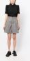 Noir Kei Ninomiya Shorts met gingham ruit Zwart - Thumbnail 2