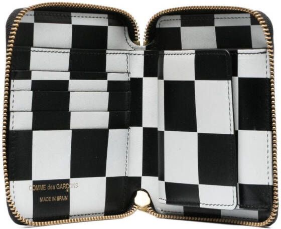 Comme Des Garçons Wallet Leren portemonnee Zwart