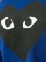 Comme Des Garçons Play Big Heart hoodie met logo Blauw - Thumbnail 5