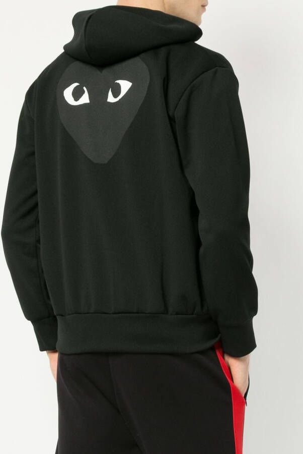 Comme Des Garçons Play Big Heart hoodie met logo Zwart