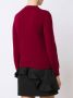 Comme Des Garçons Play double heart v-neck jumper Rood - Thumbnail 4