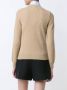 Comme Des Garçons Play embroidered heart cardigan Beige - Thumbnail 4