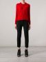 Comme Des Garçons Play embroidered heart cardigan Rood - Thumbnail 2