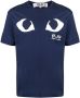 Comme Des Garçons Play eye print T-shirt Blauw - Thumbnail 2