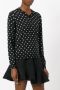 Comme Des Garçons Play gebreide polka dot trui Zwart - Thumbnail 3