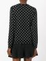 Comme Des Garçons Play gebreide polka dot trui Zwart - Thumbnail 4