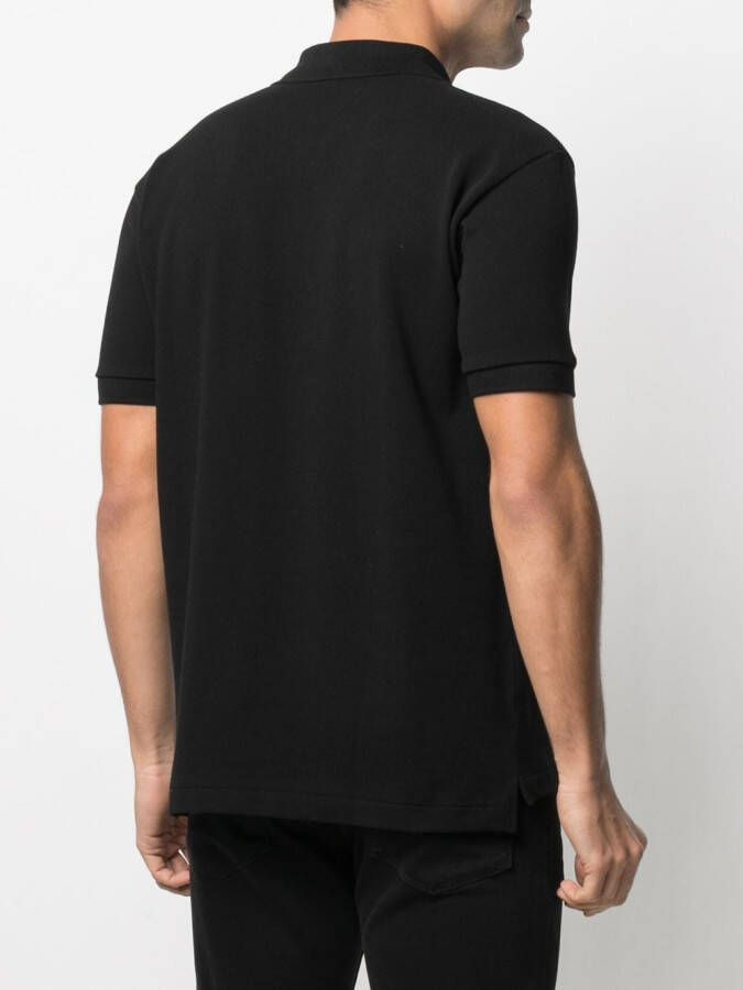 Comme Des Garçons Play Gelaagd poloshirt Zwart