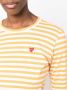 Comme Des Garçons Play Gestreept T-shirt Geel - Thumbnail 5