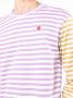 Comme Des Garçons Play Gestreept T-shirt Paars - Thumbnail 5