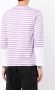 Comme Des Garçons Play Gestreept T-shirt Paars - Thumbnail 4