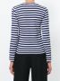 Comme Des Garçons Play gestreepte T-shirt Wit - Thumbnail 4
