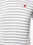 Comme Des Garçons Play Gestreepte top Grijs - Thumbnail 5