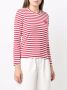 Comme Des Garçons Play Gestreepte top Rood - Thumbnail 3