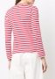 Comme Des Garçons Play Gestreepte top Rood - Thumbnail 4