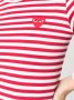 Comme Des Garçons Play Gestreepte top Rood - Thumbnail 5