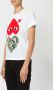 Comme Des Garçons Play hearts print T-shirt Wit - Thumbnail 3