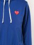 Comme Des Garçons Play heart logo hoodie Blauw - Thumbnail 5