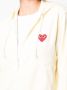 Comme Des Garçons Play heart logo hoodie Wit - Thumbnail 5
