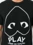 Comme Des Garçons Play heart motif T-shirt Zwart - Thumbnail 5
