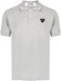 Comme Des Garçons Play heart patch polo shirt Grijs - Thumbnail 2