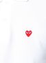 Comme Des Garçons Play heart patch polo shirt Wit - Thumbnail 5