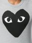 Comme Des Garçons Play heart print T-shirt Grijs - Thumbnail 5