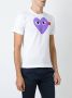 Comme Des Garçons Play heart print T-shirt Wit - Thumbnail 3