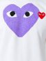 Comme Des Garçons Play heart print T-shirt Wit - Thumbnail 5