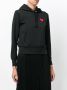 Comme Des Garçons Play hoodie met logo dames Polyester XS Zwart - Thumbnail 3