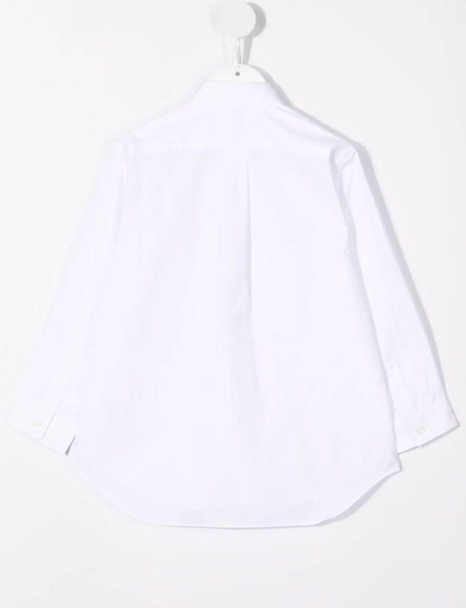 Comme Des Garçons Play Kids Button-up shirt Wit