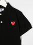 Comme Des Garçons Play Kids Poloshirt met logopatch Zwart - Thumbnail 3