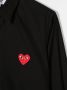 Comme Des Garçons Play Kids Shirt met logopatch Zwart - Thumbnail 3