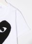 Comme Des Garçons Play Kids T-shirt met hartprint Wit - Thumbnail 3