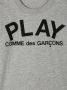 Comme Des Garçons Play Kids printed logo T-shirt Grijs - Thumbnail 3
