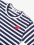 Comme Des Garçons Play Kids T-shirt met logopatch Blauw - Thumbnail 3
